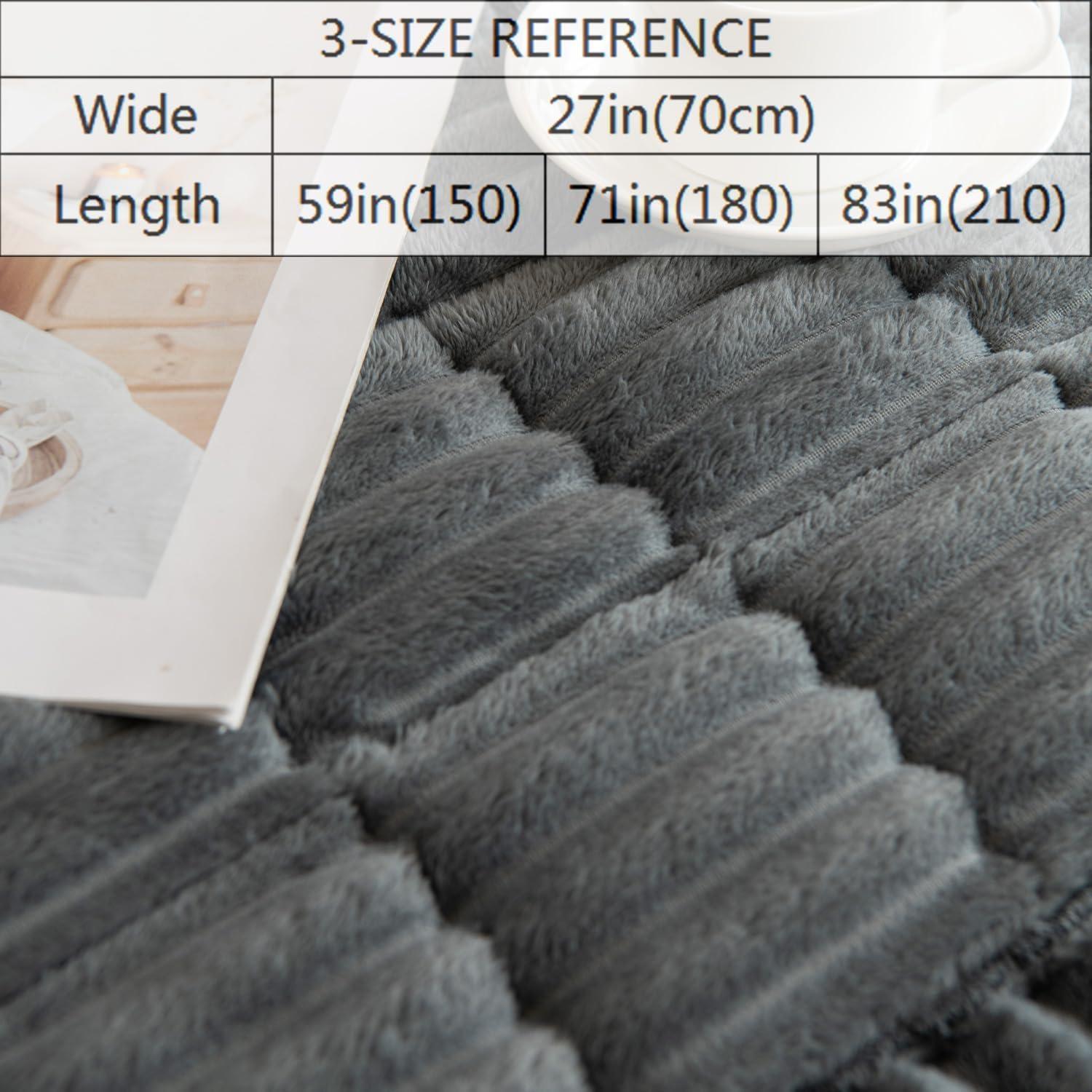 Cubierta Antideslizante para Sofá Gumfolk Gris 68x152 cm