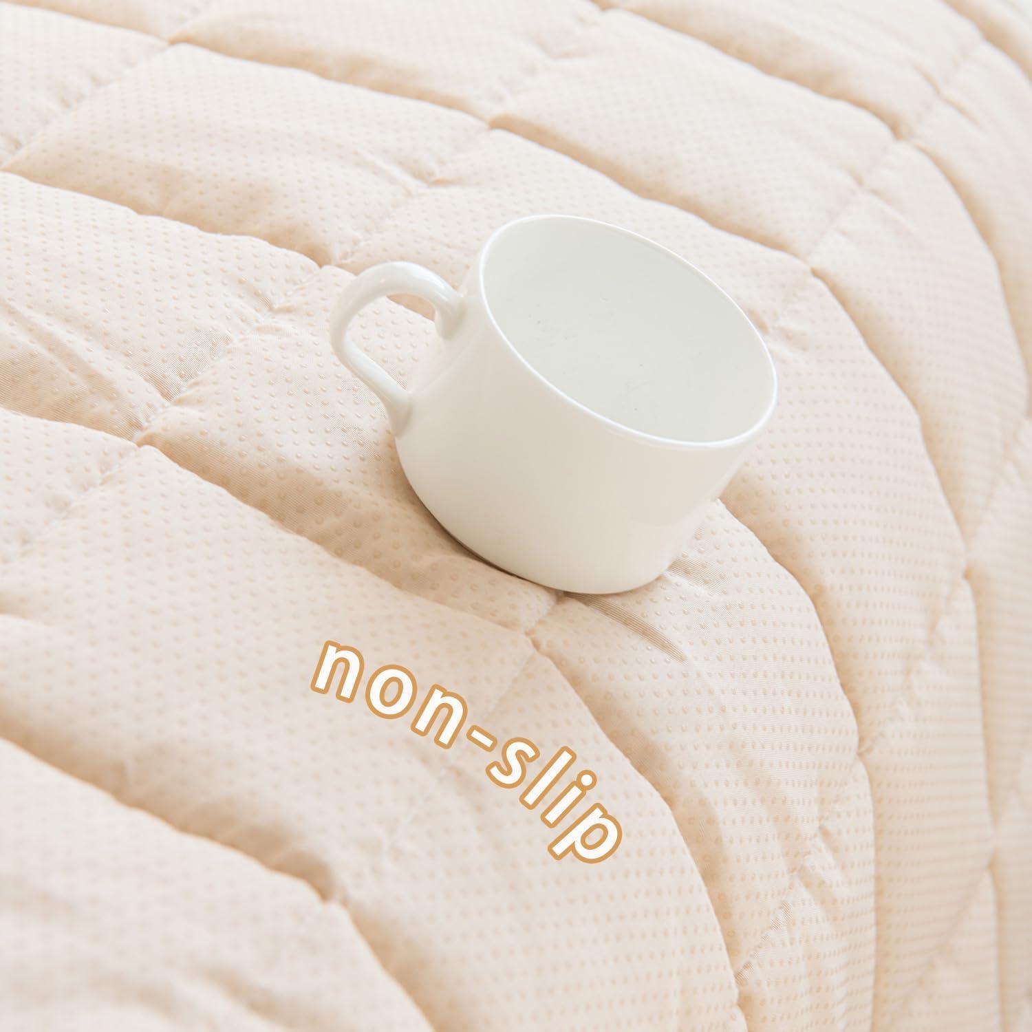 Cubierta Antideslizante para Sofá Gumfolk Gris 68x152 cm