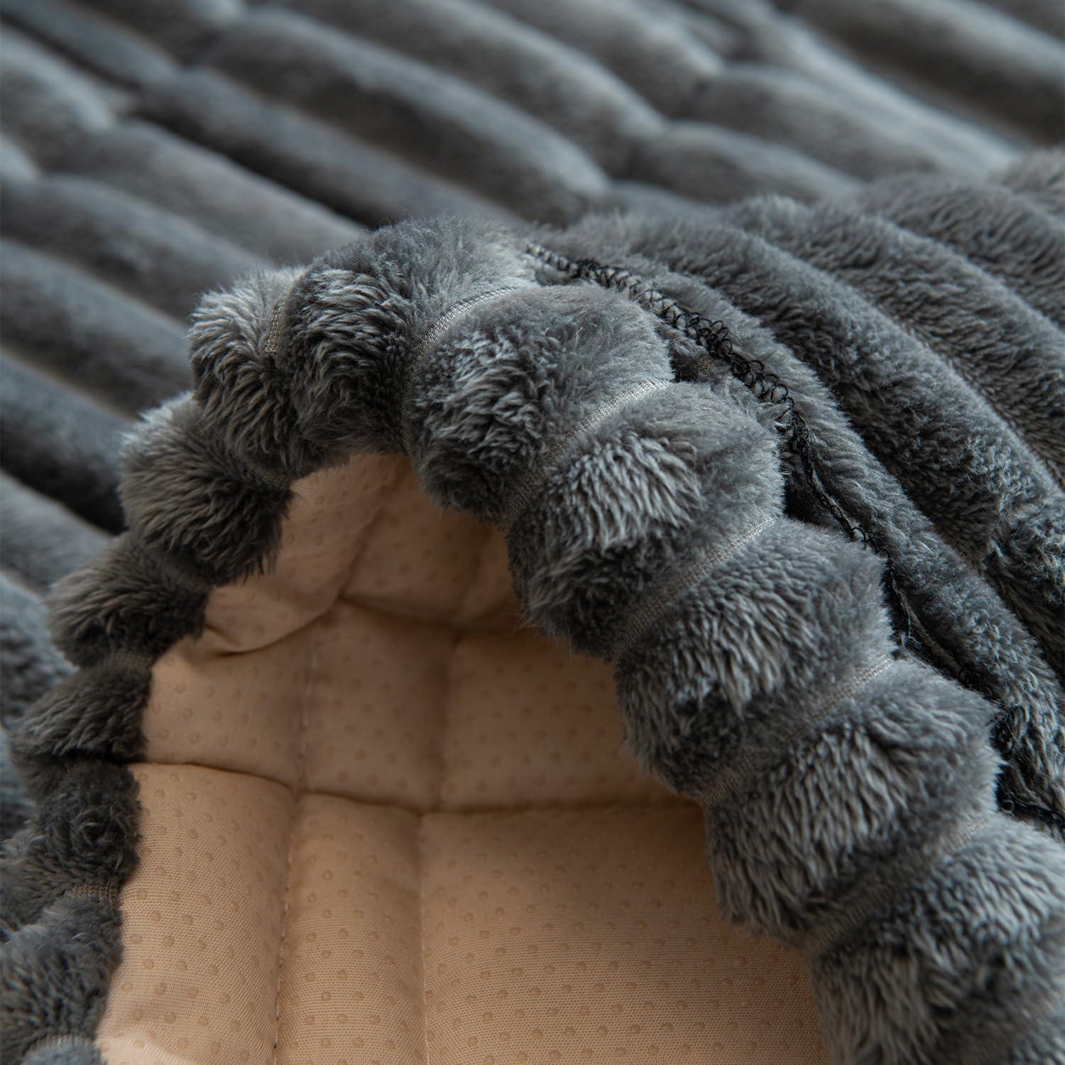 Cubierta Antideslizante para Sofá Gumfolk Gris 68x152 cm