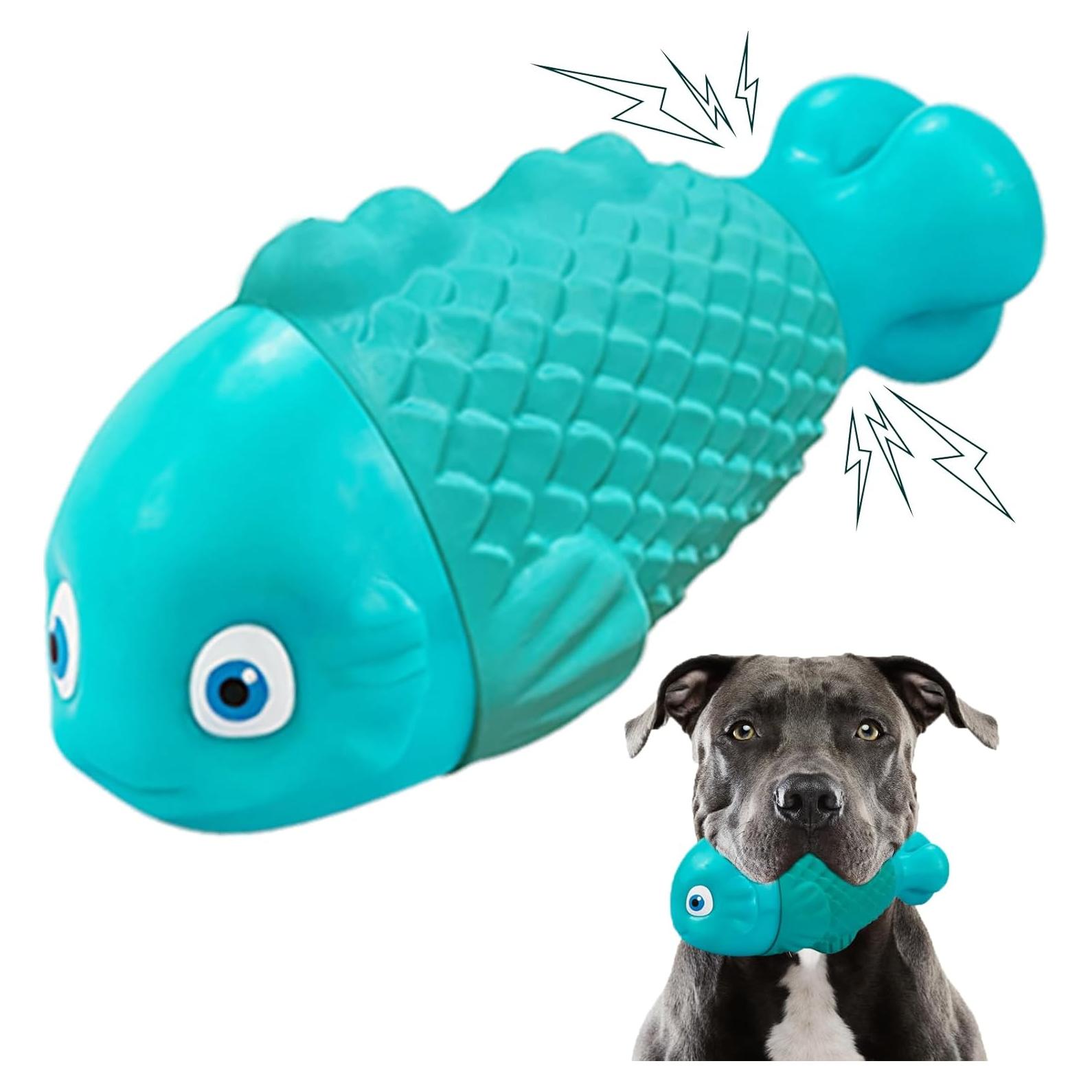 Juguete Masticable para Perros Ujar Pez Nylon 17cm