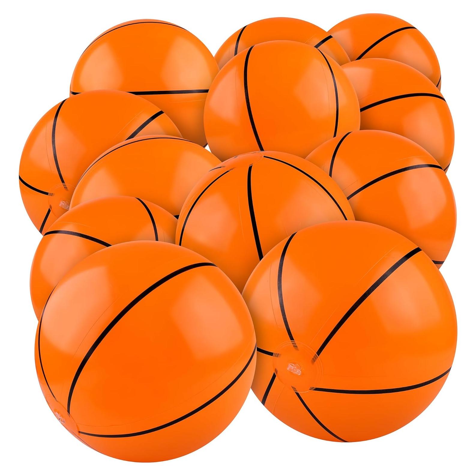 Balones de Baloncesto Inflables Durony 12 Piezas 28 cm