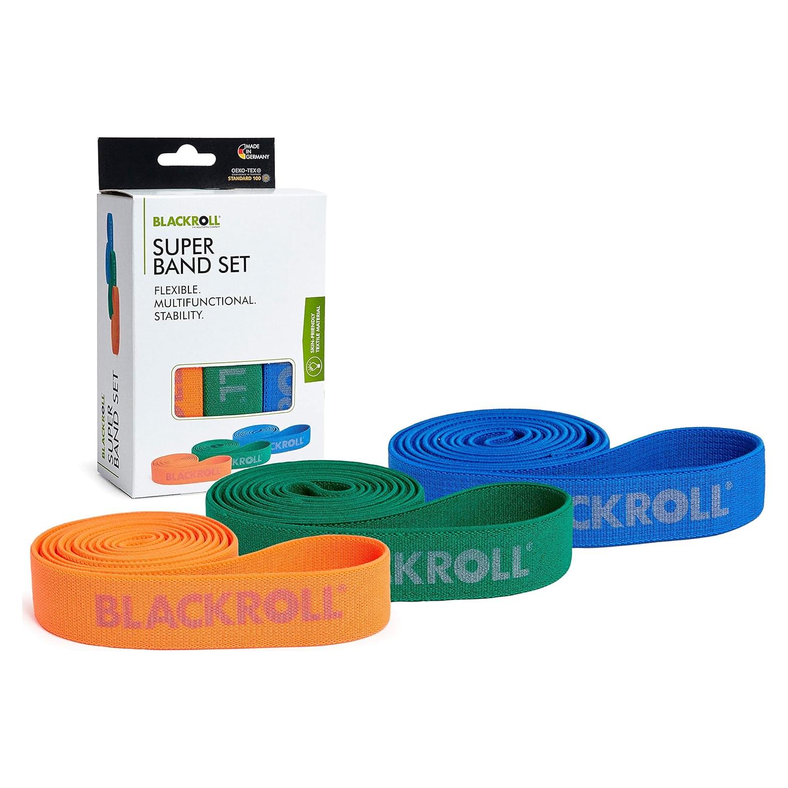 Set de Bandas de Resistencia BLACKROLL - 3 Intensidades para Ejercicio