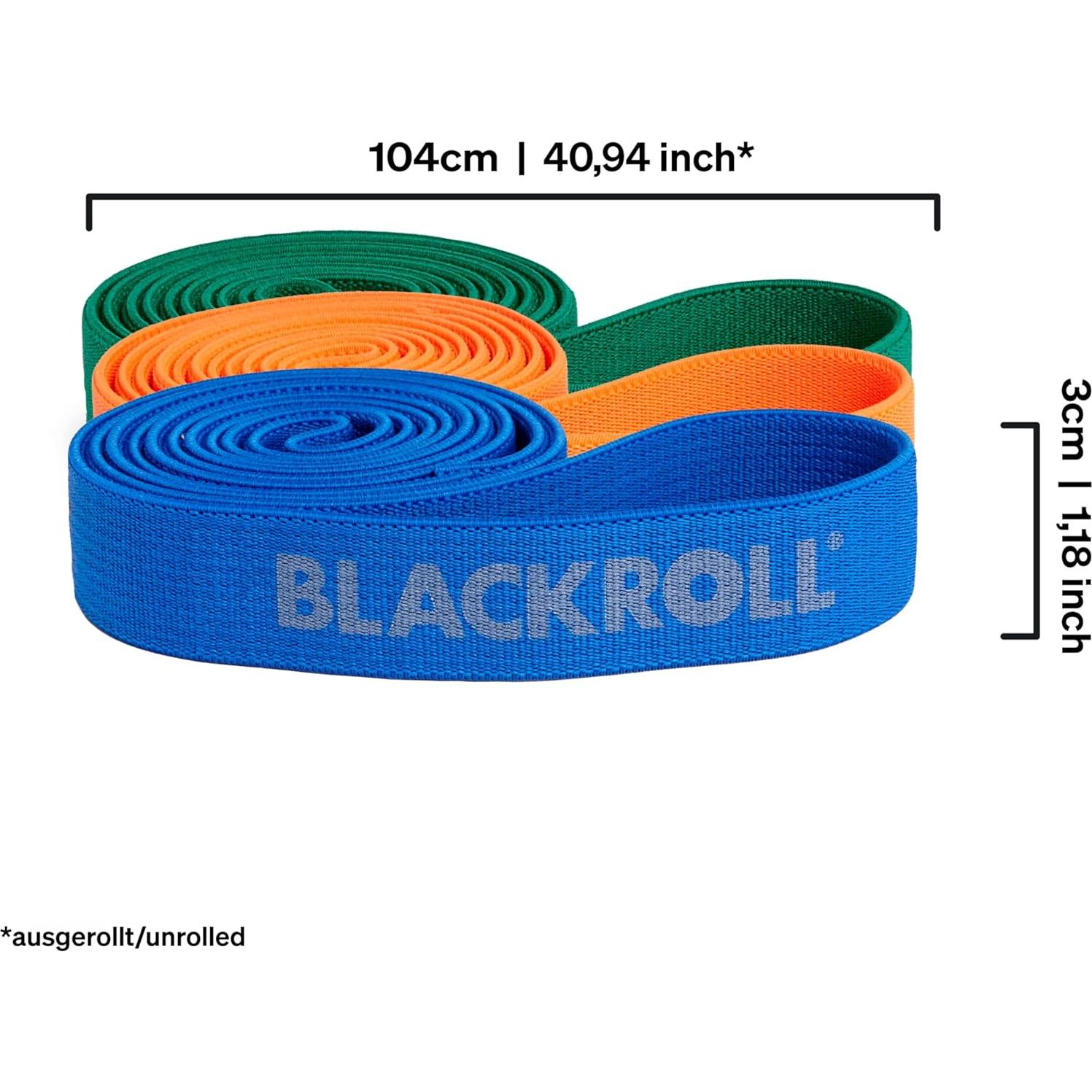 Set de Bandas de Resistencia BLACKROLL - 3 Intensidades para Ejercicio