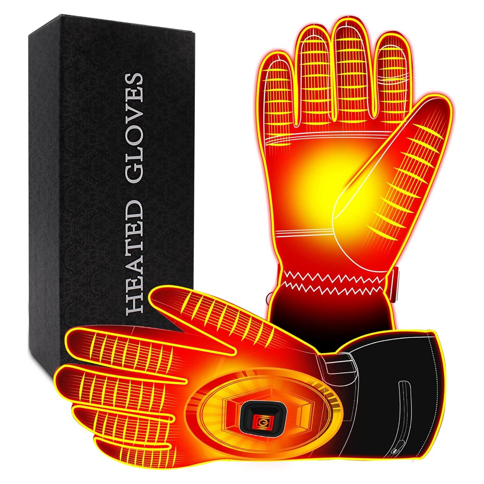 Guantes Calentados Autocastle 7.4V Unisex Impermeables Táctiles