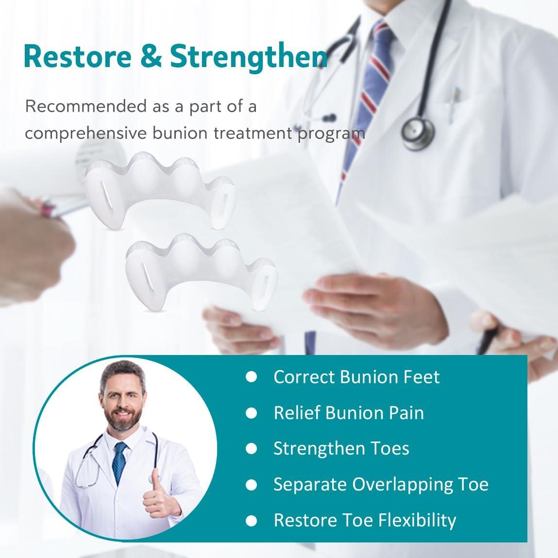 Separadores de Dedos Correctores de Juanetes KIYOKI - Unisex