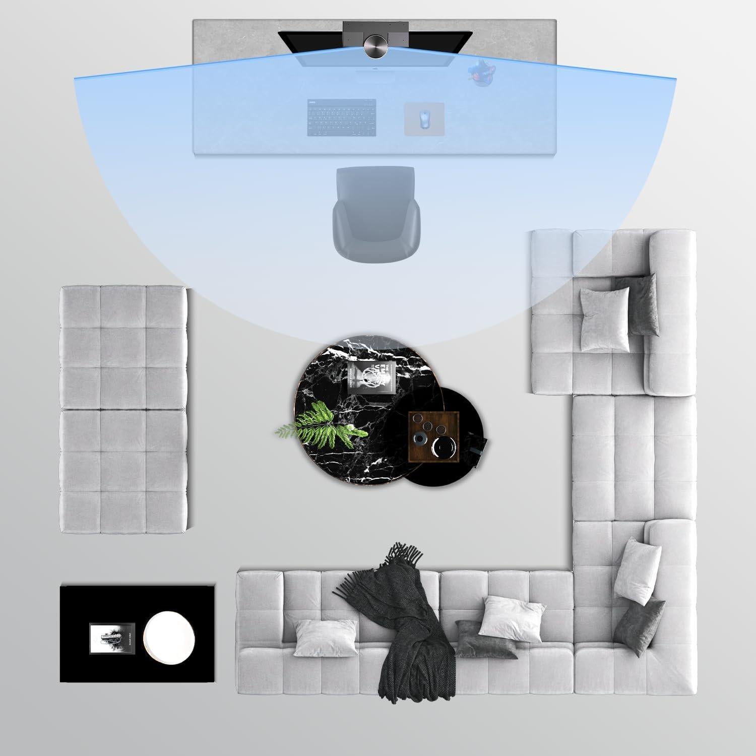 Cámara de Video 180° Meeteasy OF-6A 1080P Plug and Play