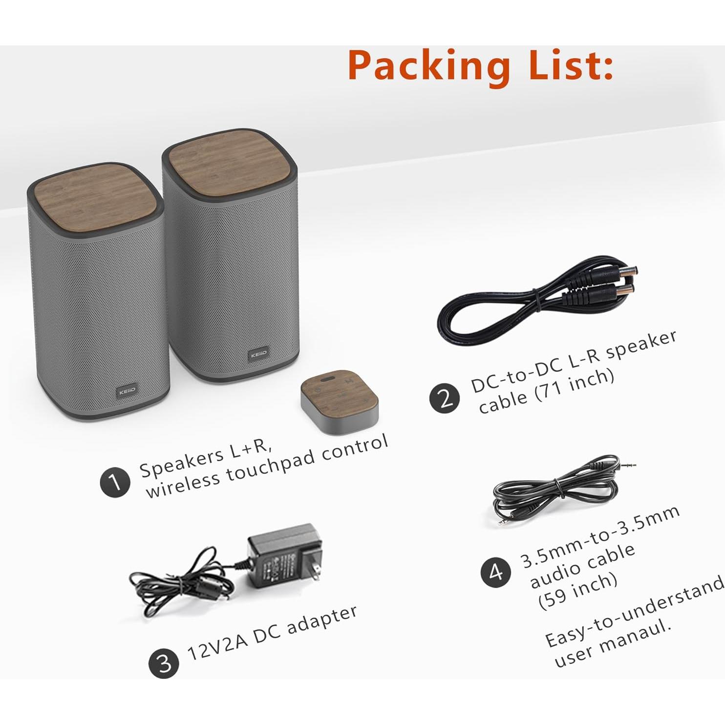 Altavoces Bluetooth KEiiD KD-C02 Estéreo 12W 4 Modos