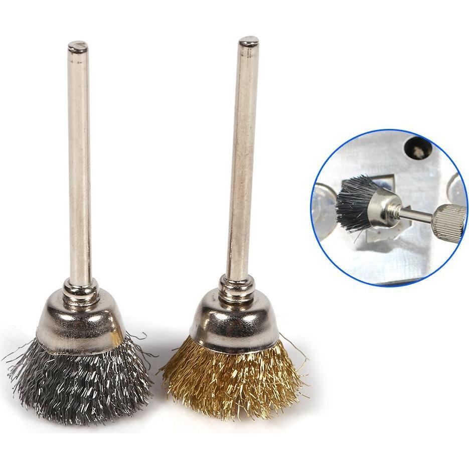 Kit de 36 Cepillos de Alambre Rocaris para Pulido y Rectificado