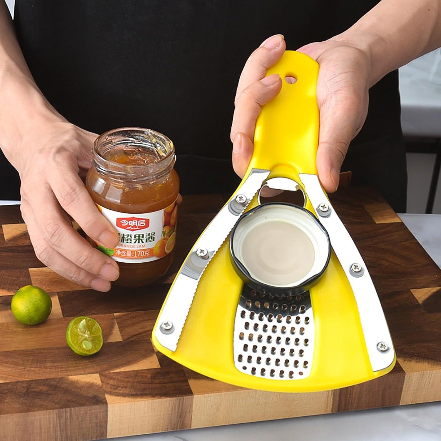 Abrebotellas Multifuncional Kunovo para Personas Mayores Amarillo