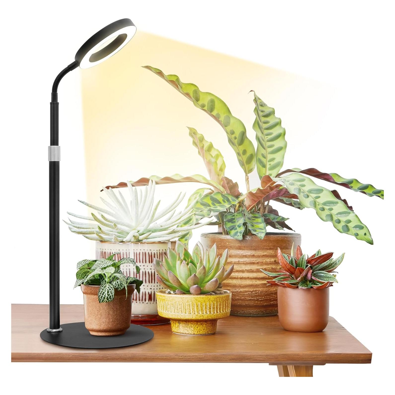 Luz de Crecimiento para Plantas Vsoke DeskRinBla 60 LEDs