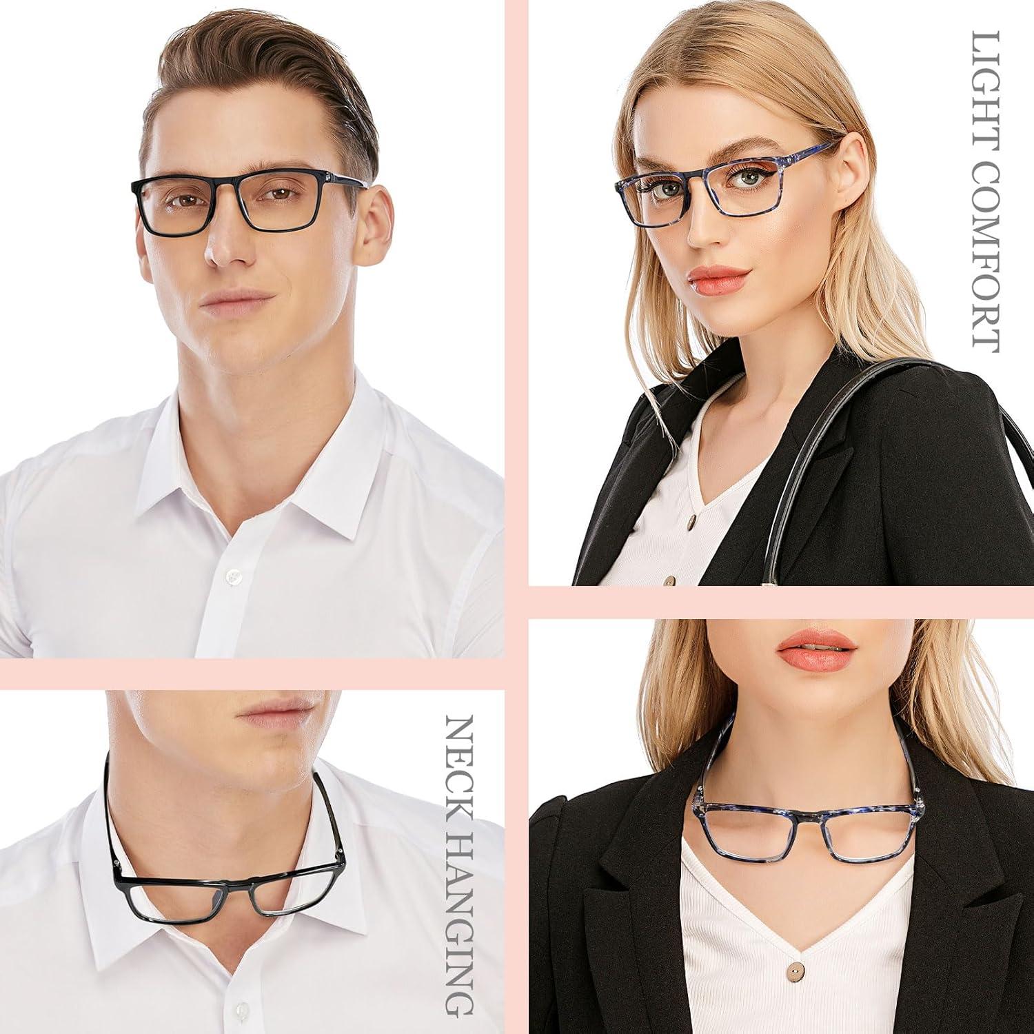 Gafas de Lectura Colgantes AQWANO 1.0x TR90 Antirreflejo