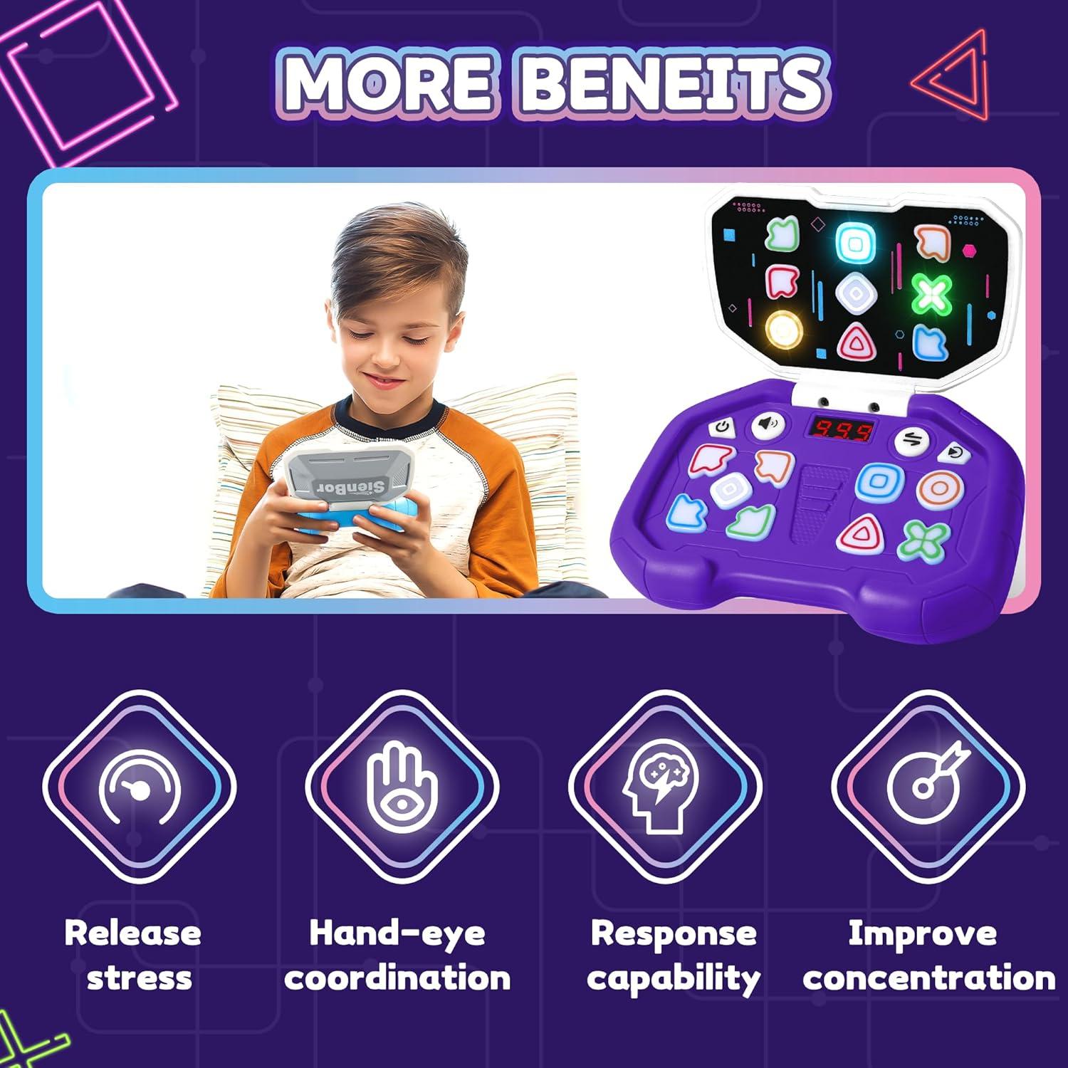 Juego Electrónico de Memoria Fugacus para Niños 3 a 12 Años