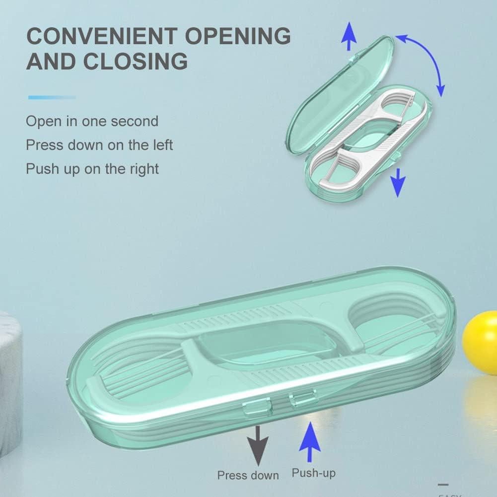 Palillos de Hilo Dental Esimple - 324 Unidades con Estuche de Viaje