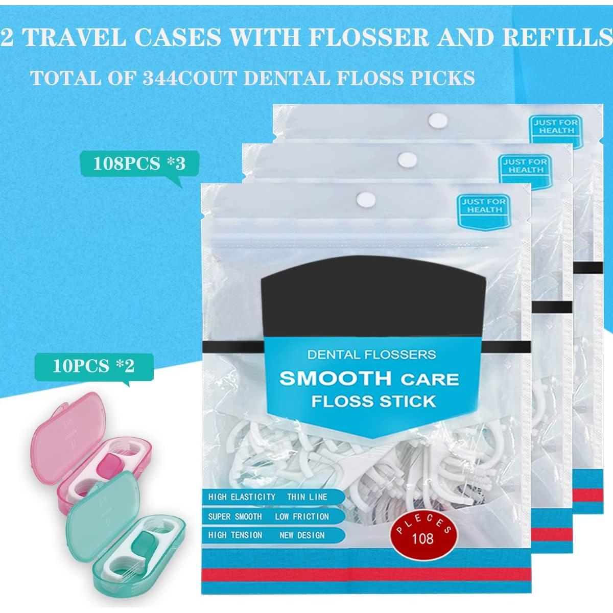 Palillos de Hilo Dental Esimple - 324 Unidades con Estuche de Viaje