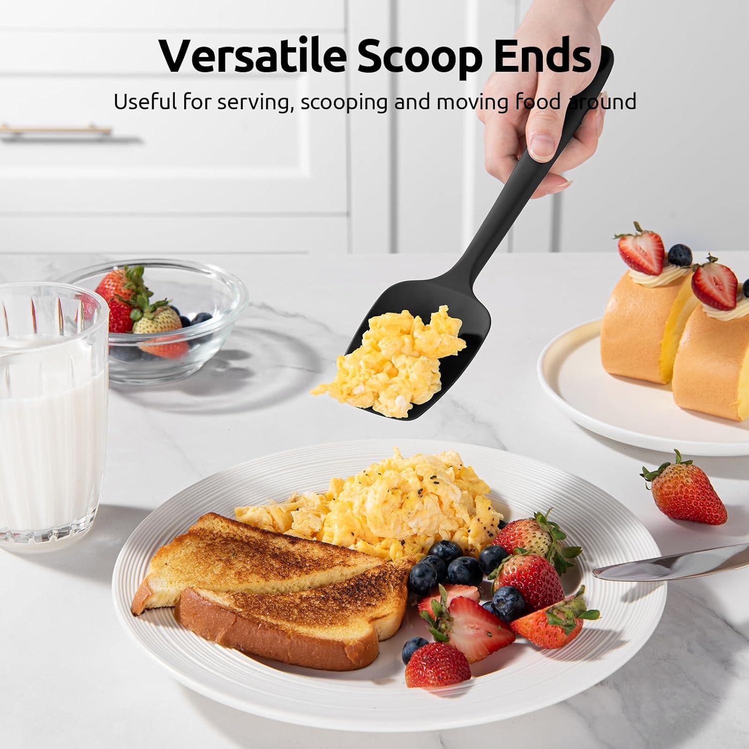 Juego de Espátulas de Silicona U-Taste 4 Piezas Resistente al Calor