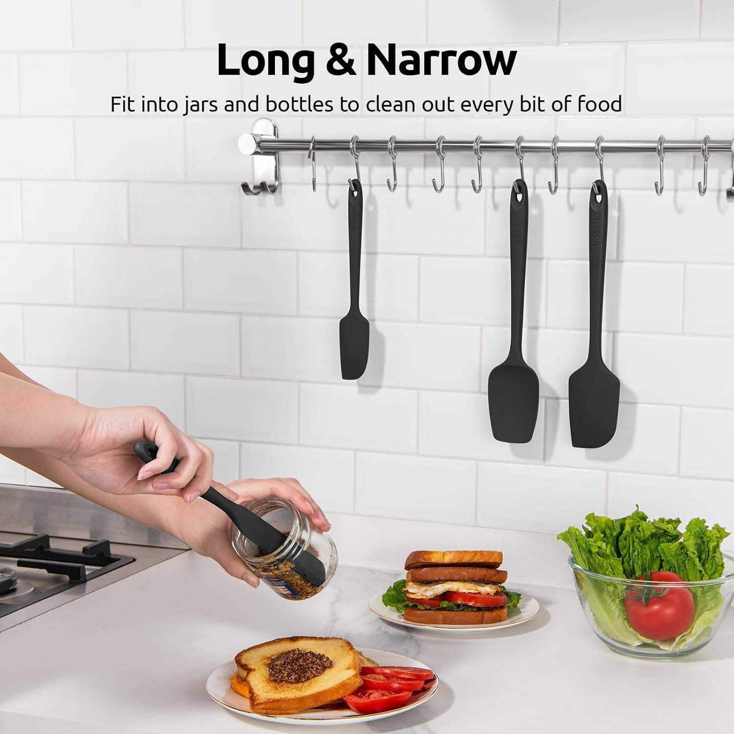 Juego de Espátulas de Silicona U-Taste 4 Piezas Resistente al Calor