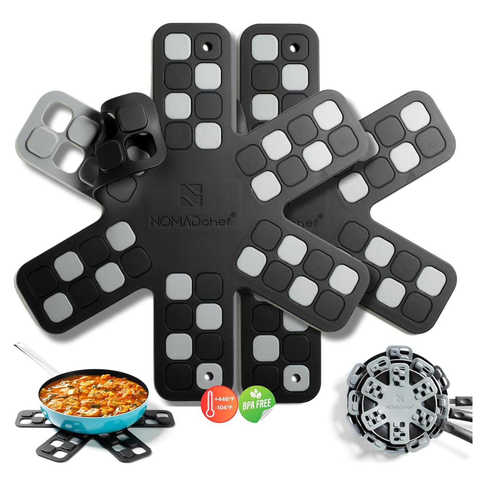 Protectores de Silicona 4 Piezas NOMADCHEF 31.75cm Antideslizante