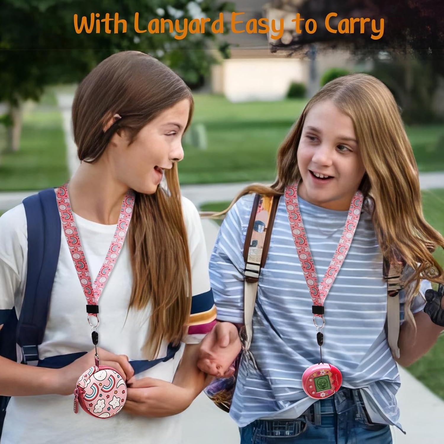 Funda LTGEM para Tamagotchi Pix y Original con Correa