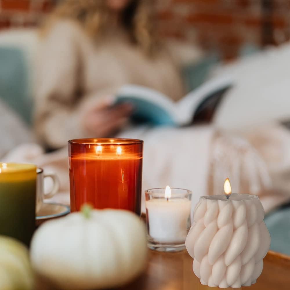 Molde de Vela 3D Silicona Metulip Geométrico 9.4x8.4cm