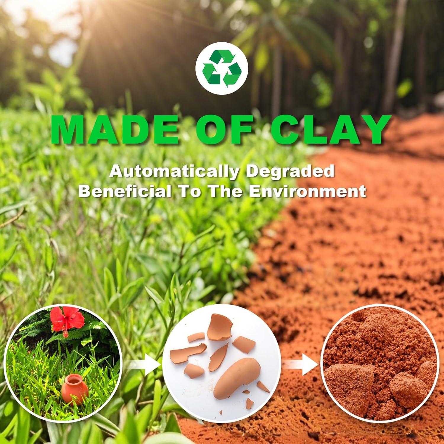 Picos de Autorriego Tuzinano de Terracota 4 Piezas