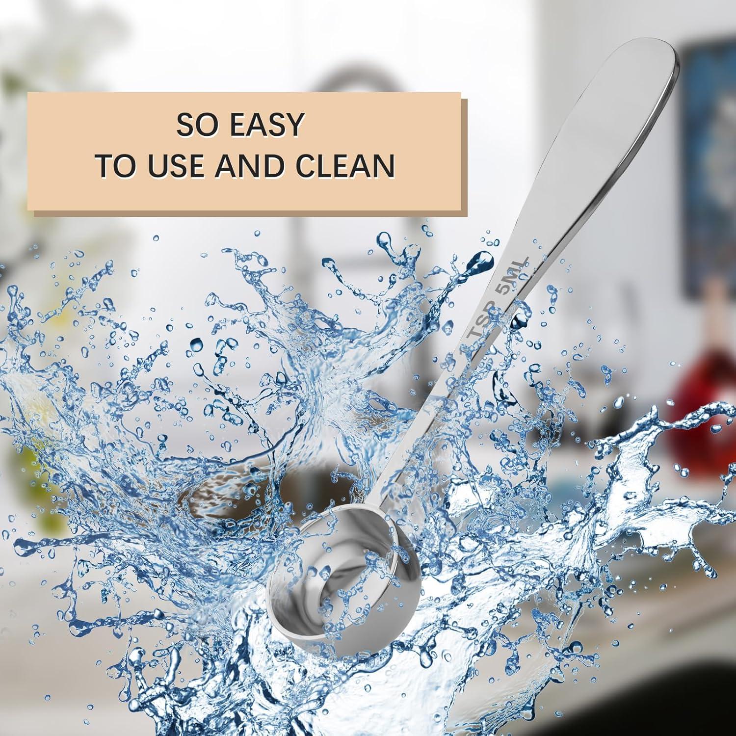 Cucharita Medidora Acero Inoxidable BERYLER 5ml Individual