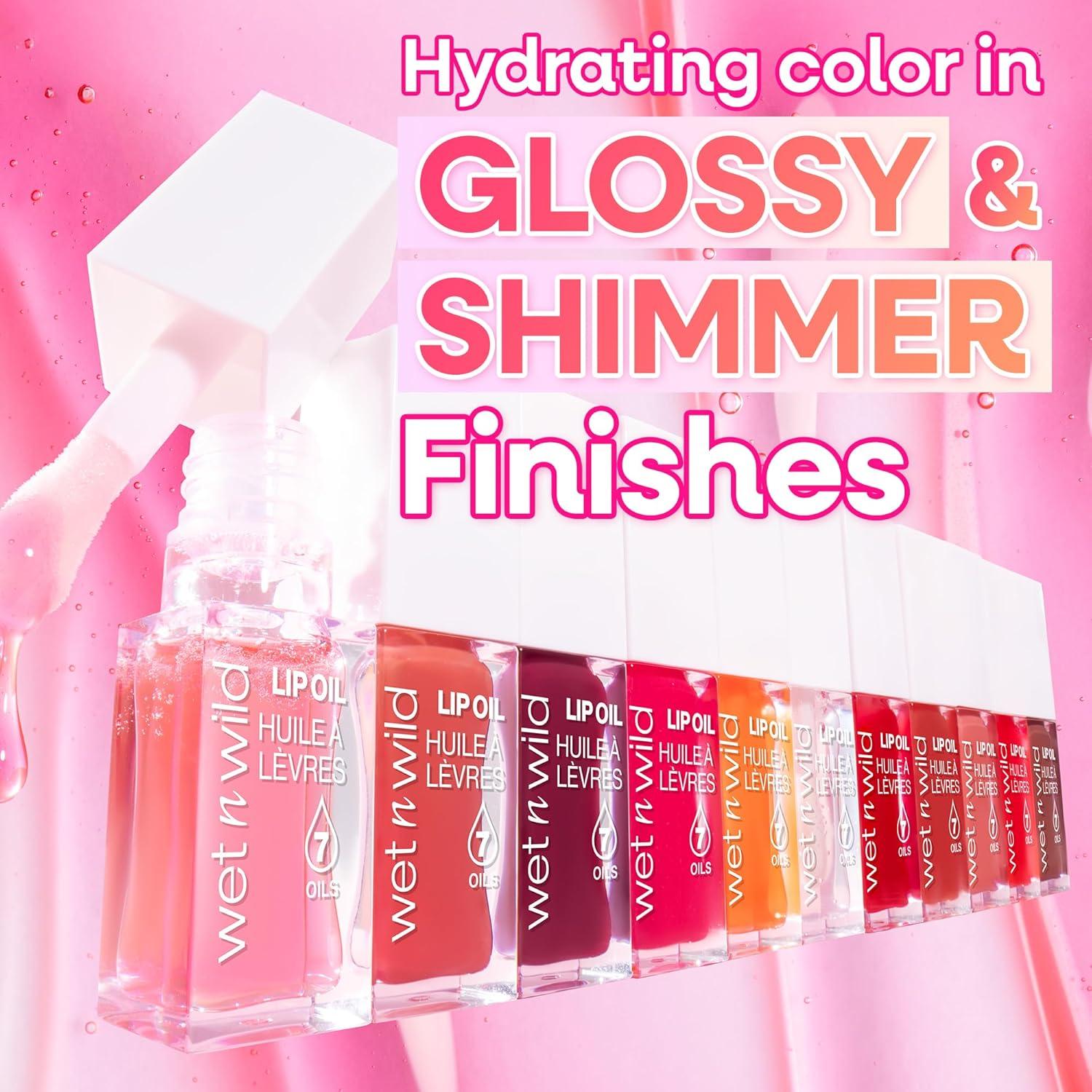 Aceite Labial Hidratante Wet n Wild - Rosa Cedro, 3.1g