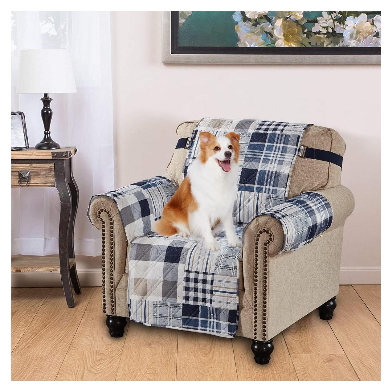 Funda de Silla Acolchada Brilliant Sunshine Azul 58.42 cm