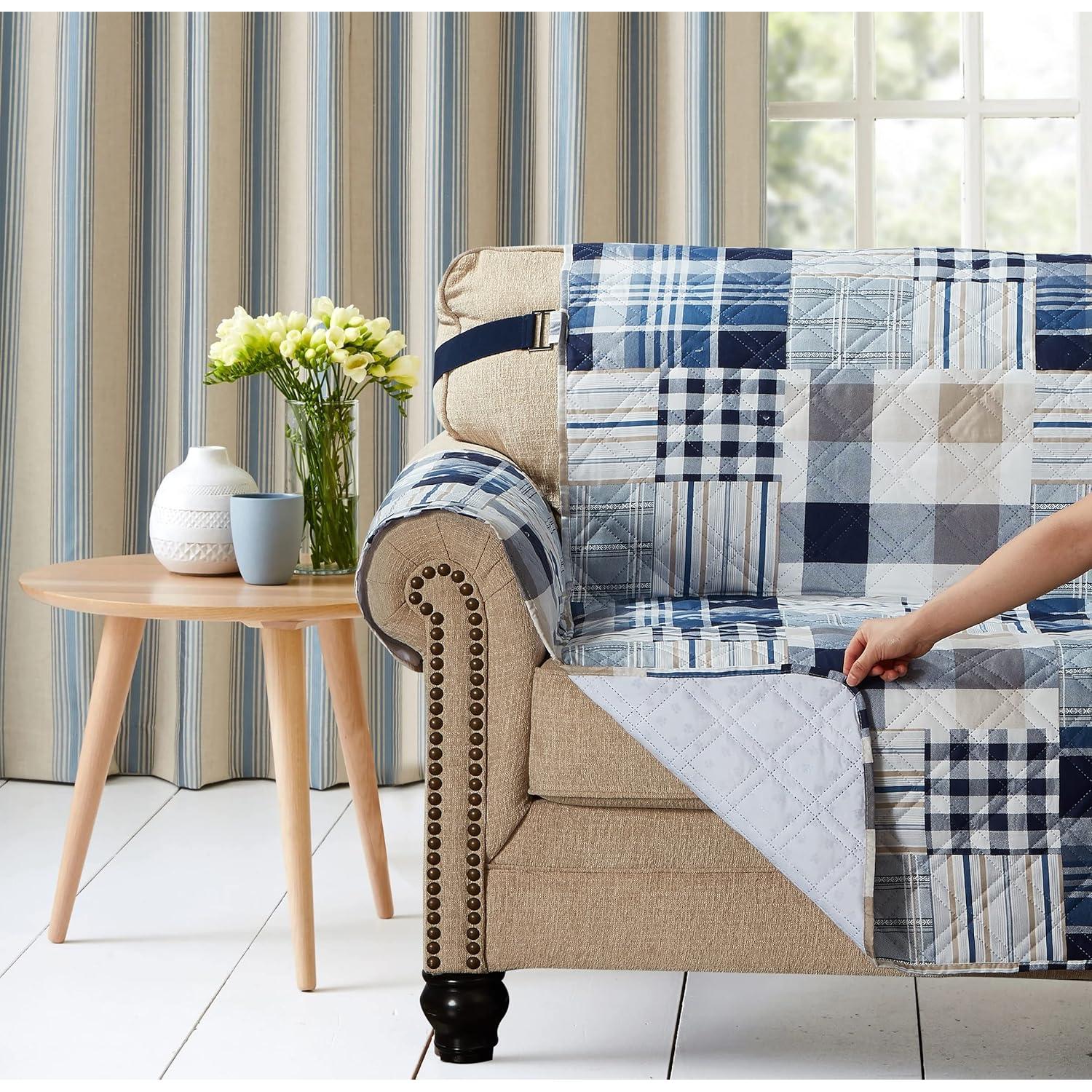 Funda de Silla Acolchada Brilliant Sunshine Azul 58.42 cm