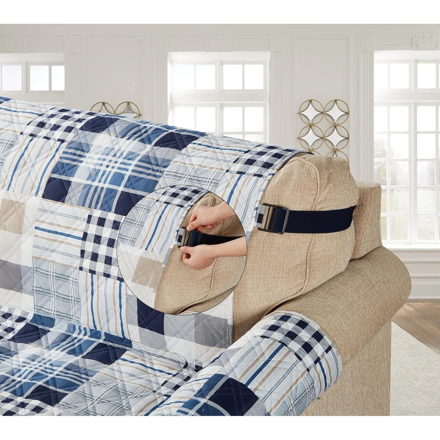 Funda de Silla Acolchada Brilliant Sunshine Azul 58.42 cm