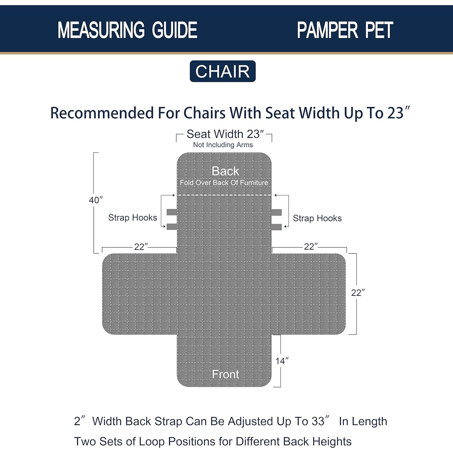 Funda de Silla Acolchada Brilliant Sunshine Azul 58.42 cm