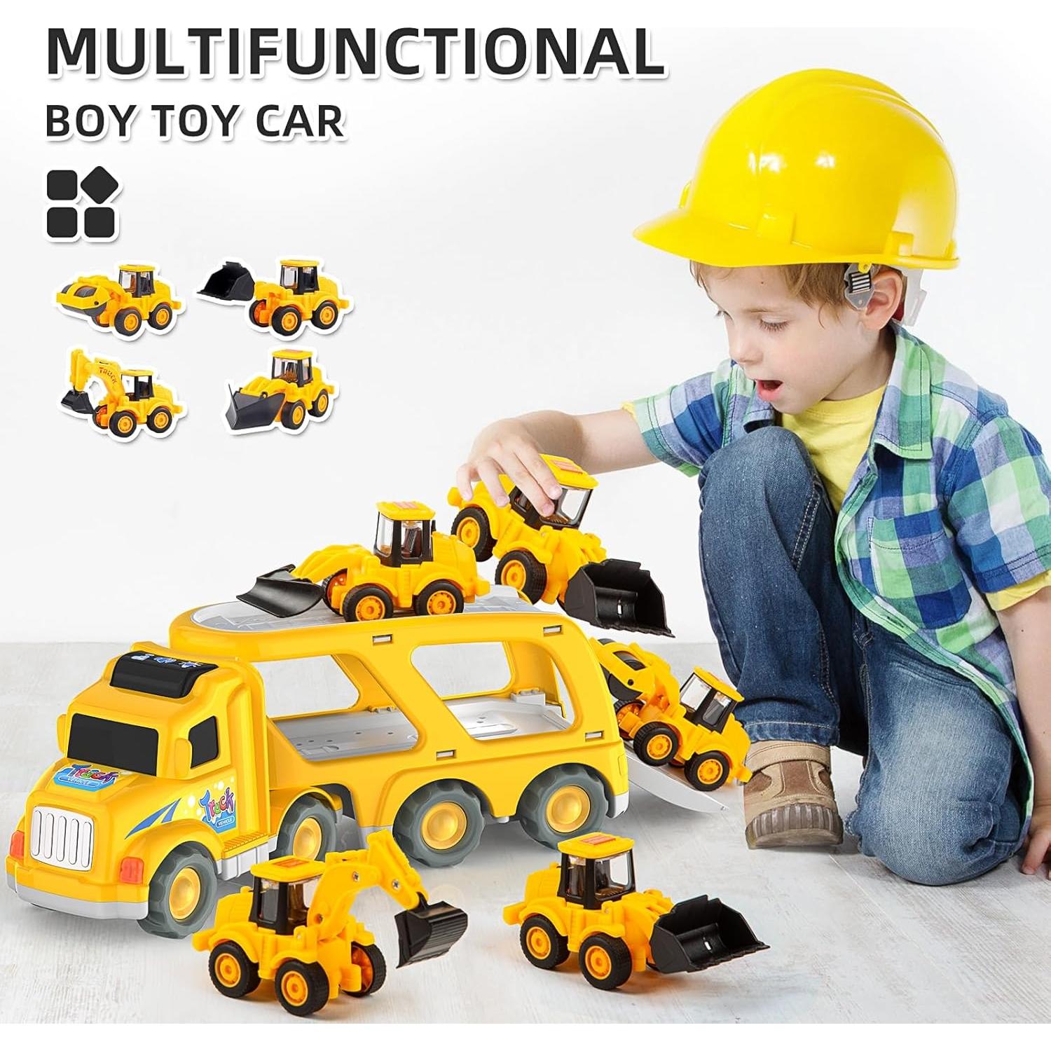 Camión de Construcción Veslier 5 en 1 para Niños 1-6 Años