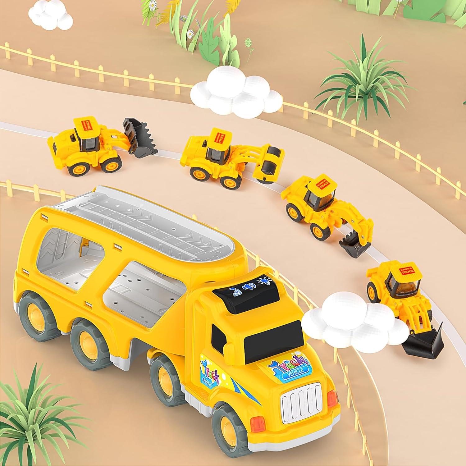 Camión de Construcción Veslier 5 en 1 para Niños 1-6 Años