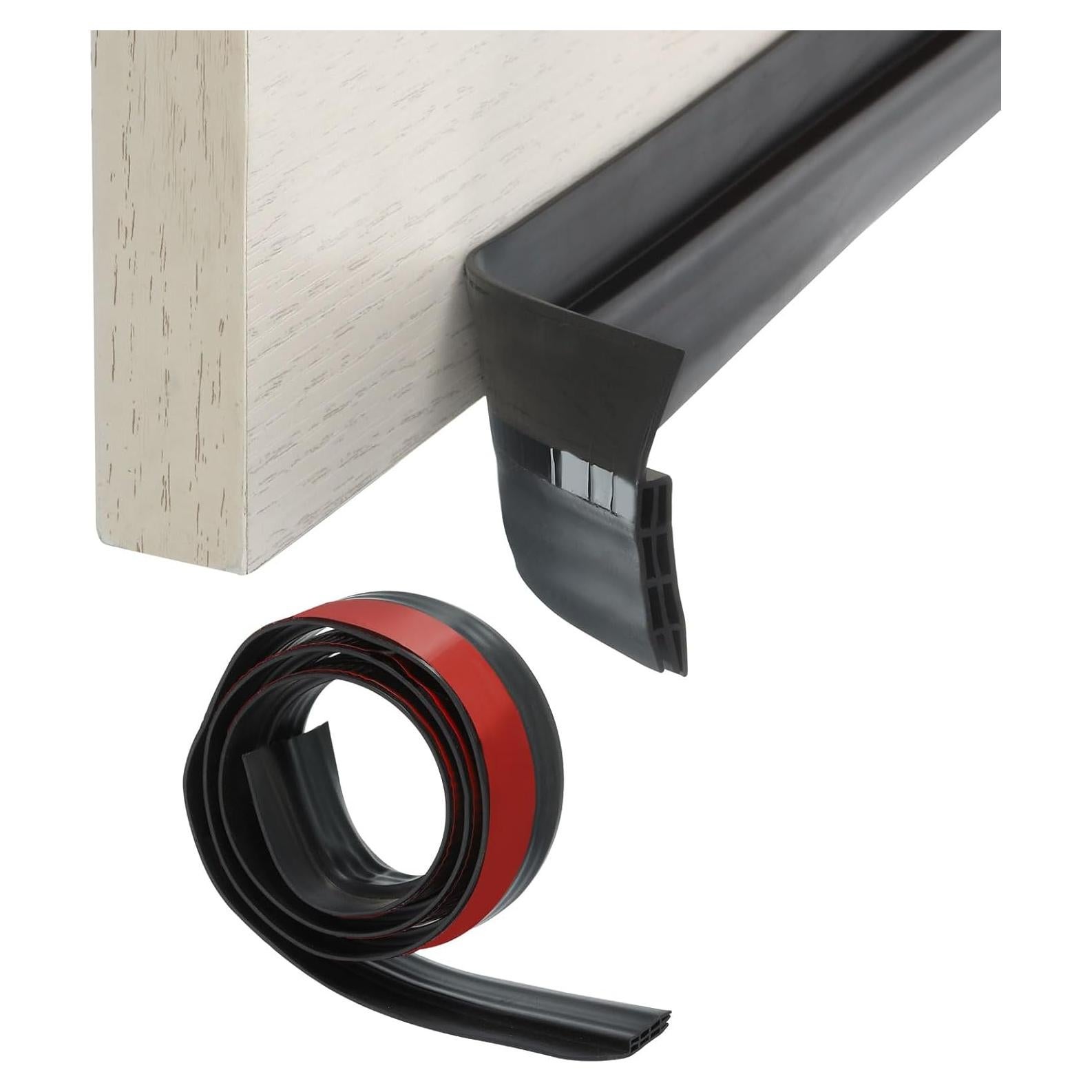 Tapón de Puerta TPE uxcell 1000x50mm Negro Aislante Acústico