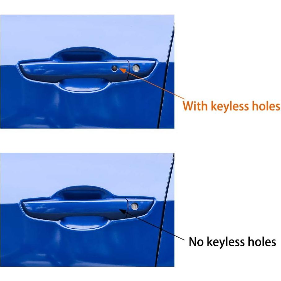 Cubiertas de Manija de Puerta Thenice para Honda Civic 10ª Gen - Negro