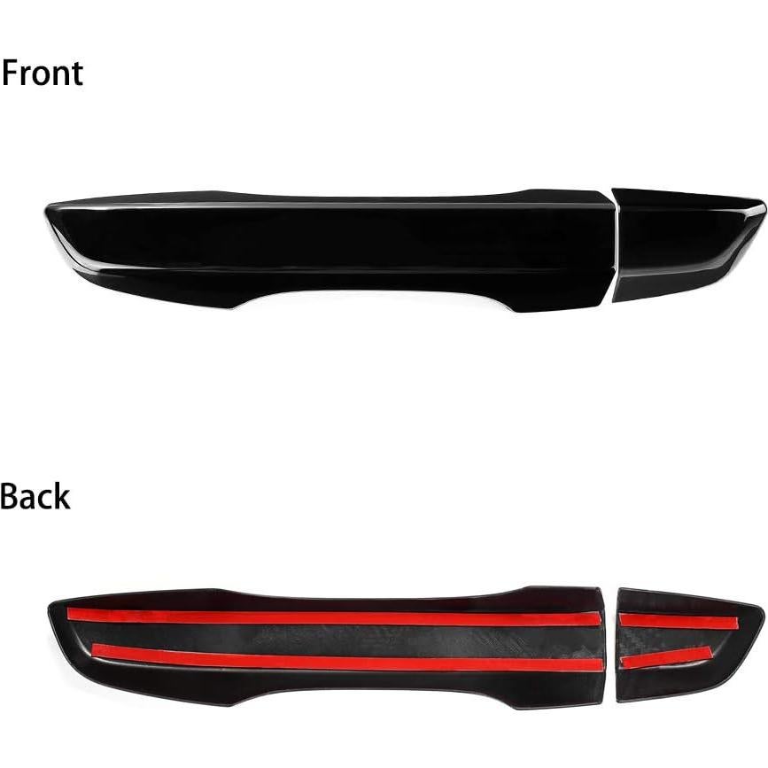 Cubiertas de Manija de Puerta Thenice para Honda Civic 10ª Gen - Negro
