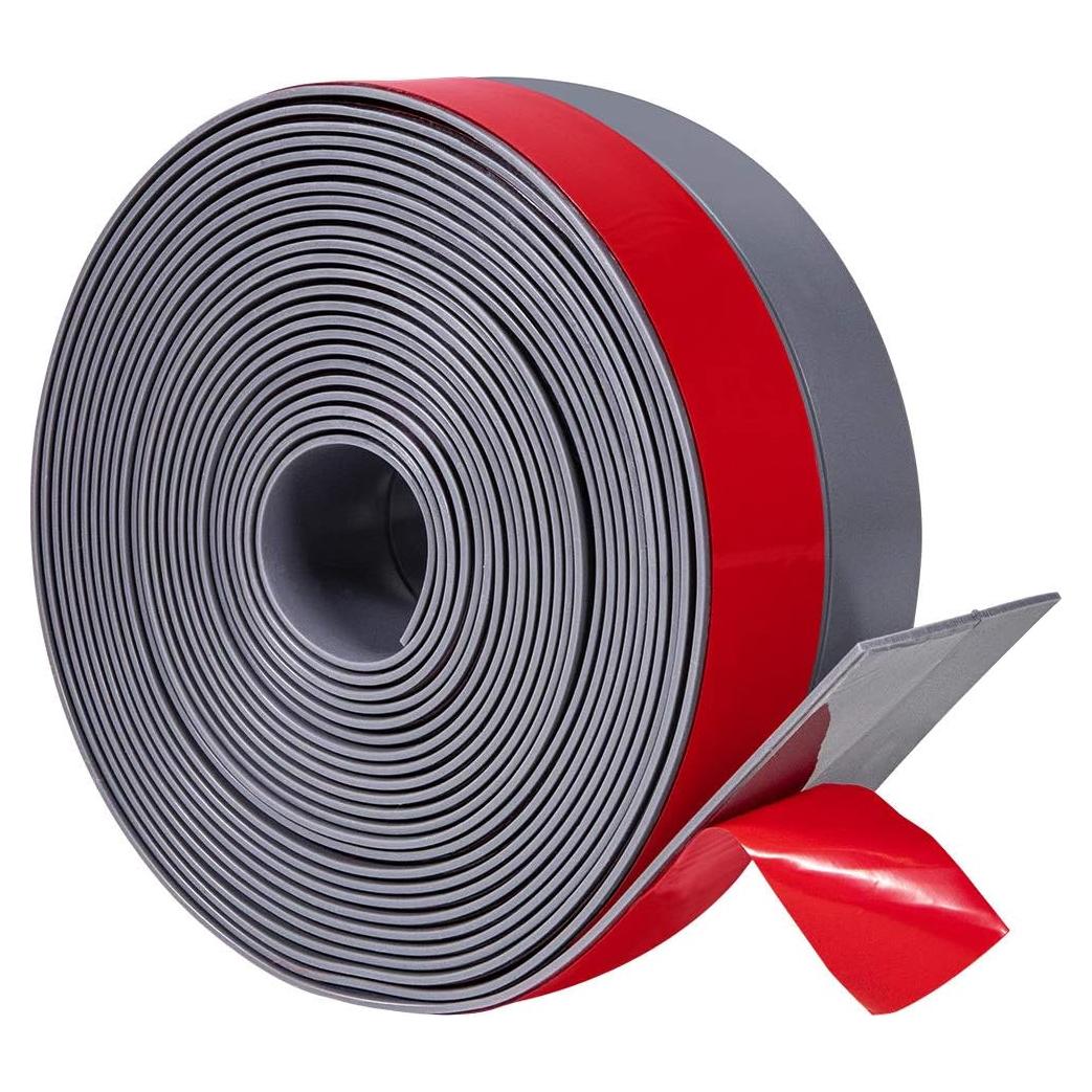 Sello de Silicona TORRAMI 2.54 cm x 6.1 m Gris para Puertas y Ventanas