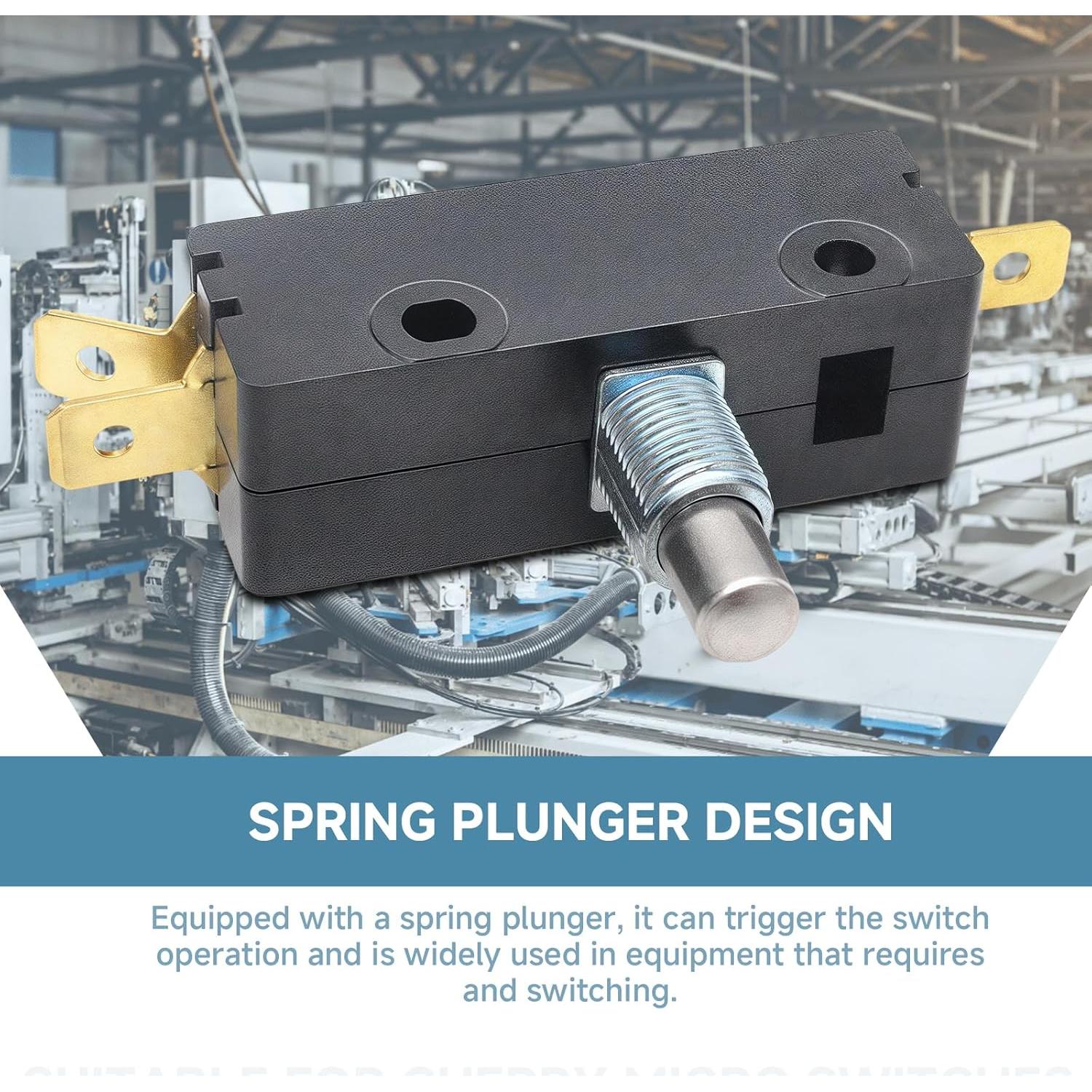 Micro Interruptor Numano SPDT 15A 250V con Resorte