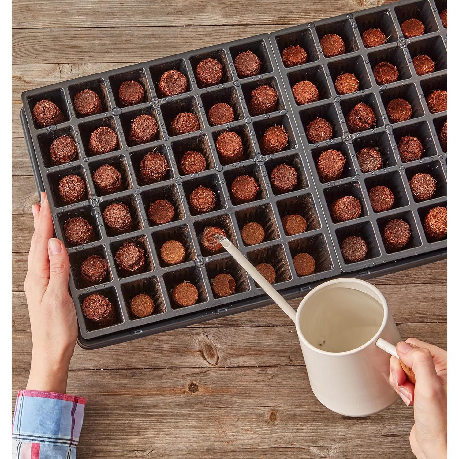 Bandeja de Inicio de Semillas Autorriego Burpee 72 Celdas