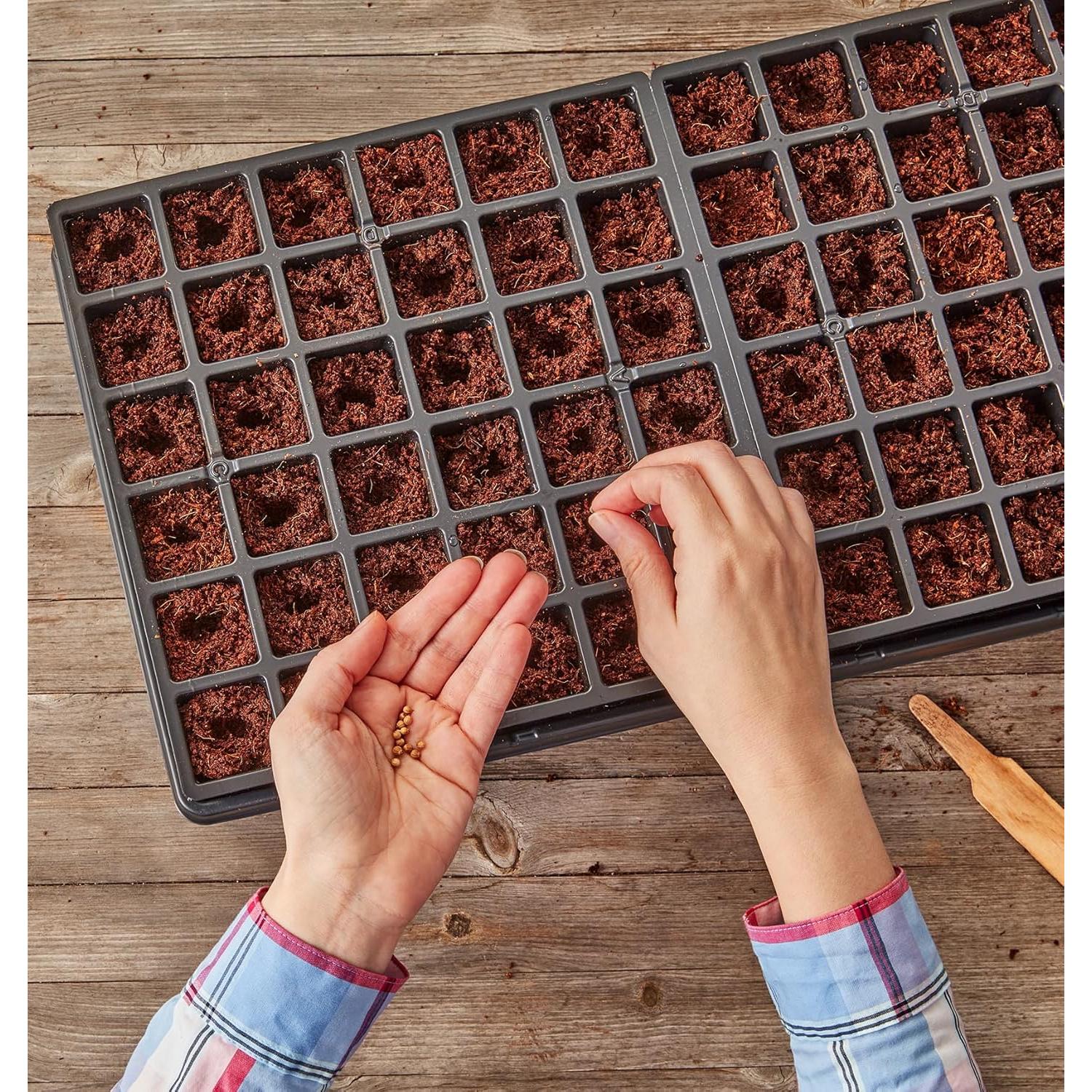 Bandeja de Inicio de Semillas Autorriego Burpee 72 Celdas