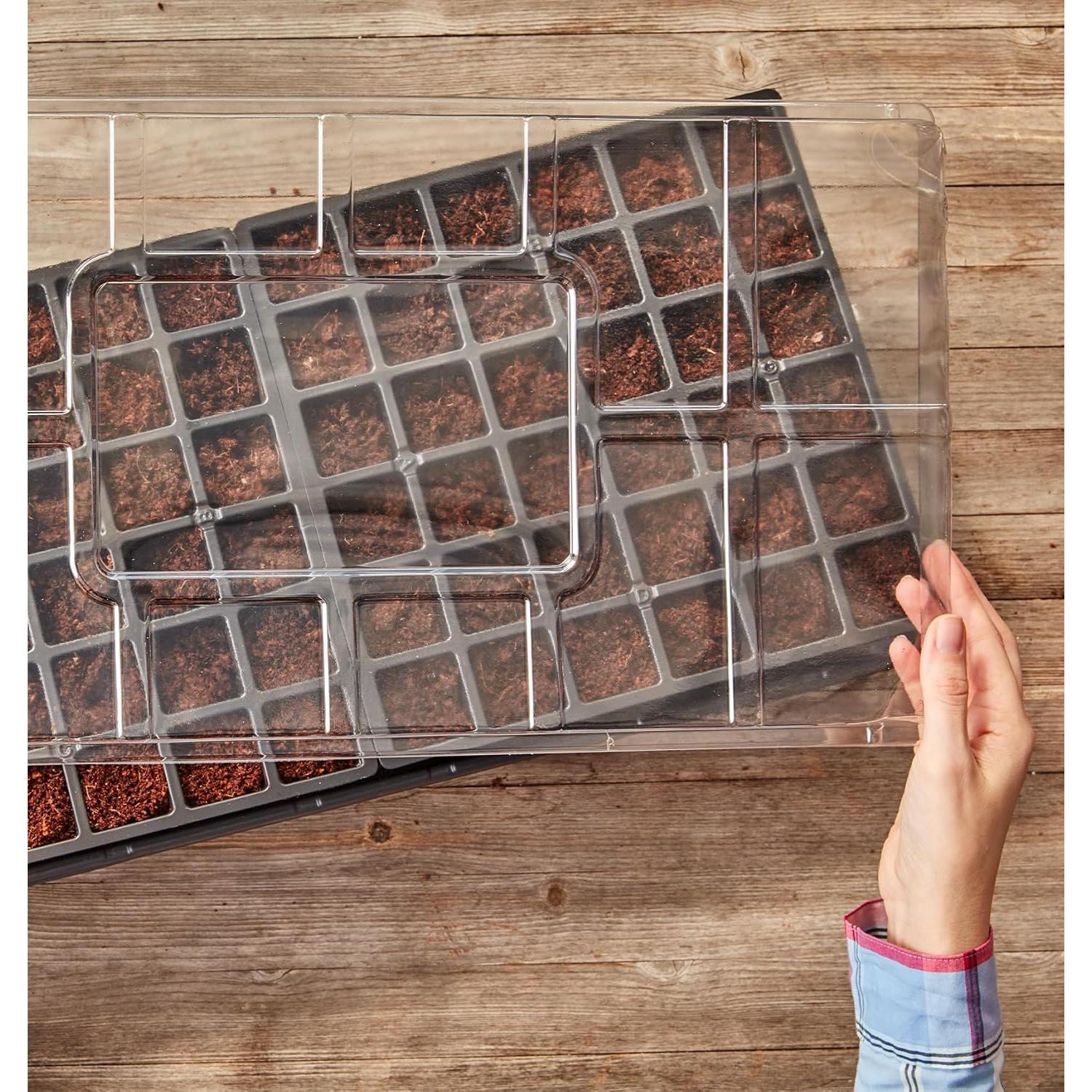 Bandeja de Inicio de Semillas Autorriego Burpee 72 Celdas