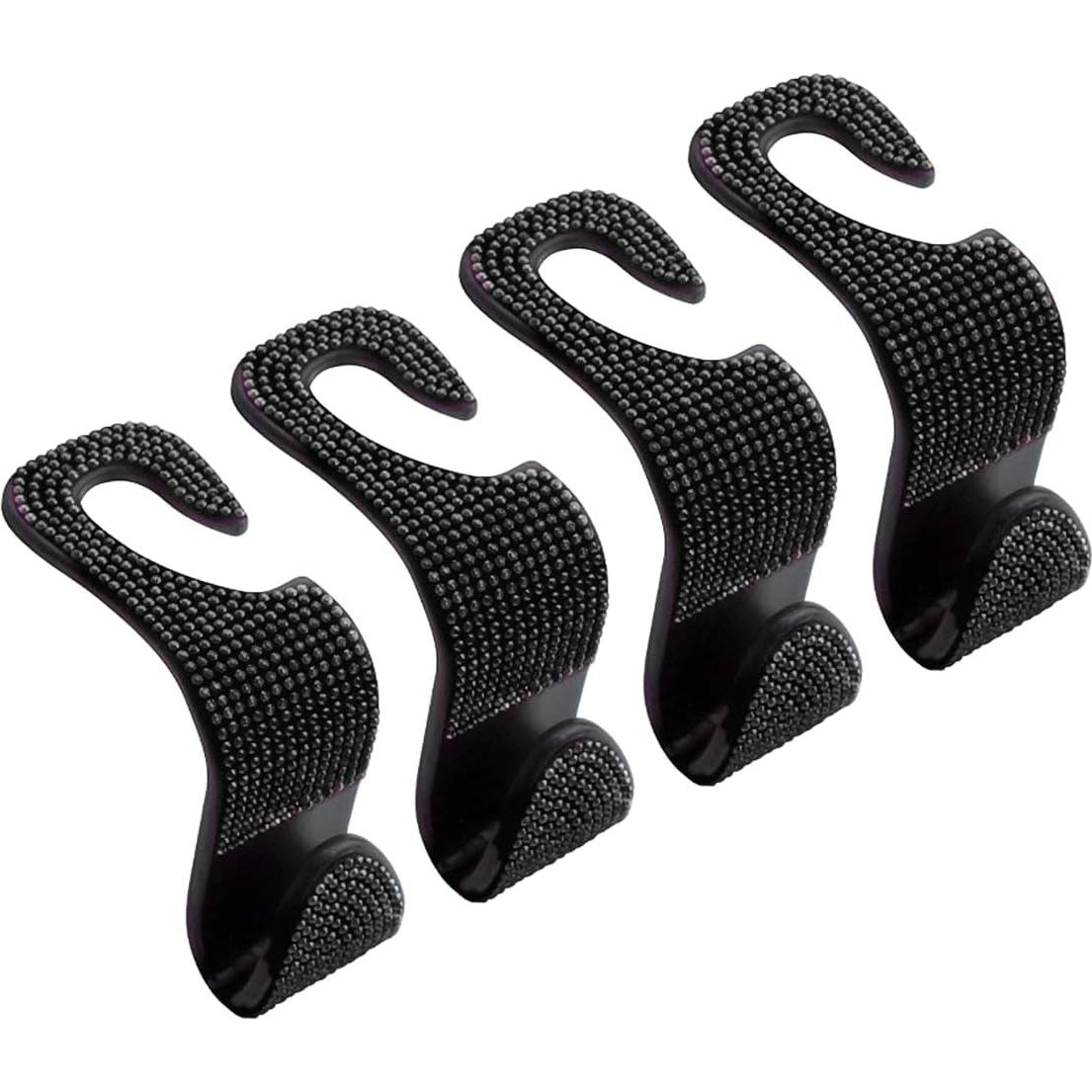 4 Ganchos para Reposacabezas de Auto Osilly - Strass Negro