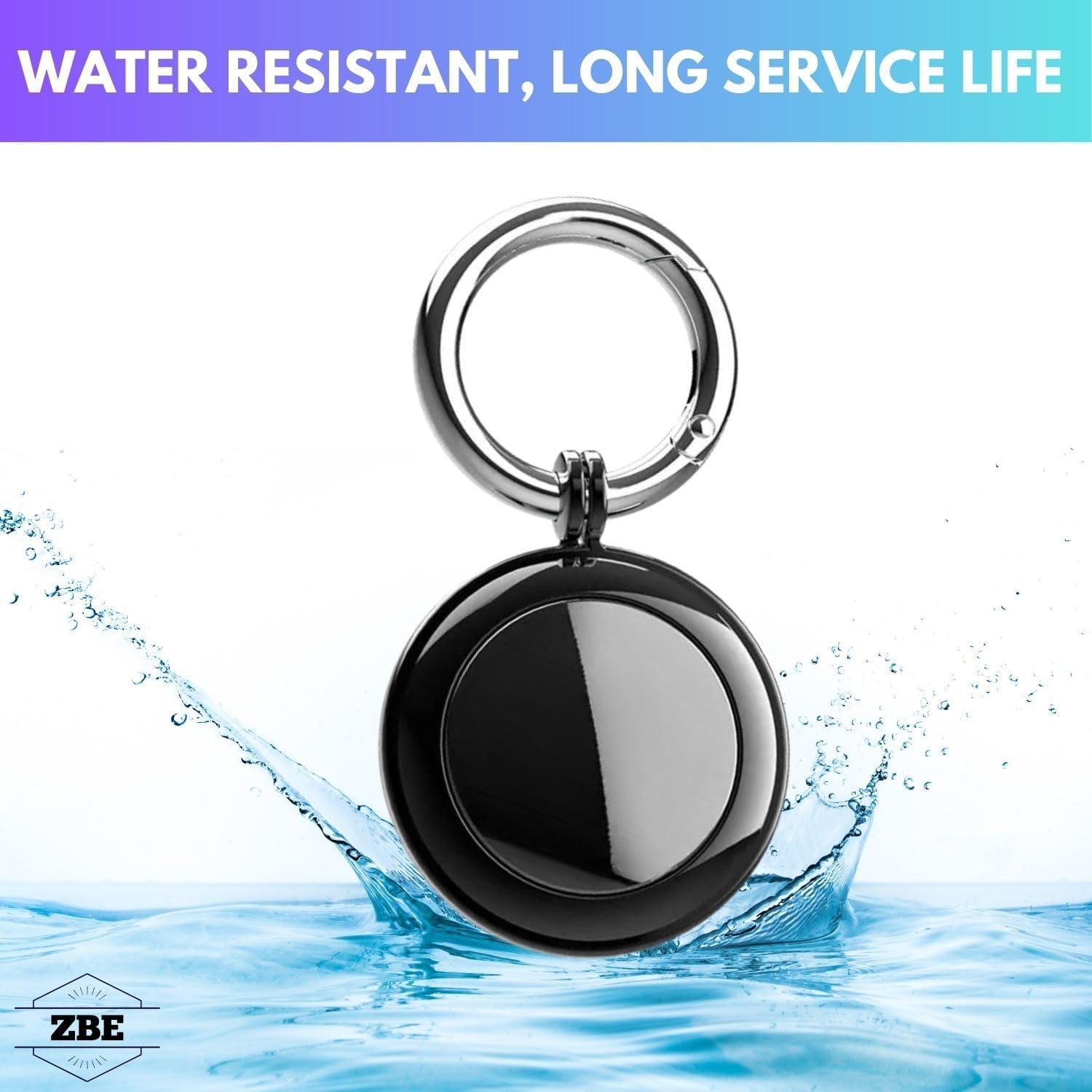 Soporte de Metal ZBE para AirTag - Funda Protectora Negra