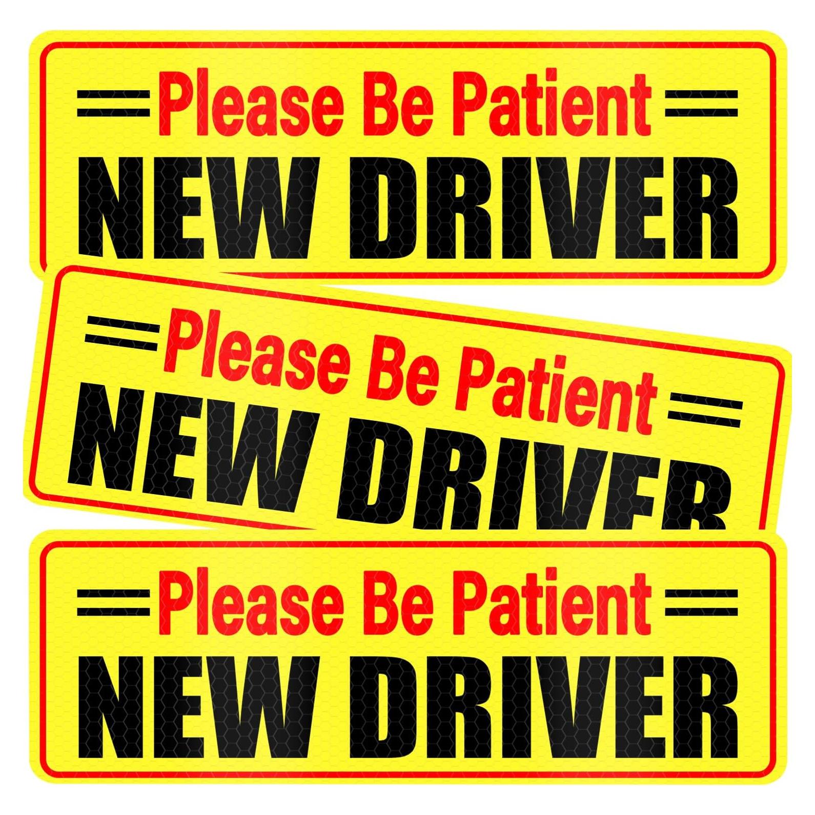 Imán Reflectivo para Nuevo Conductor SINGARO - 3 Piezas