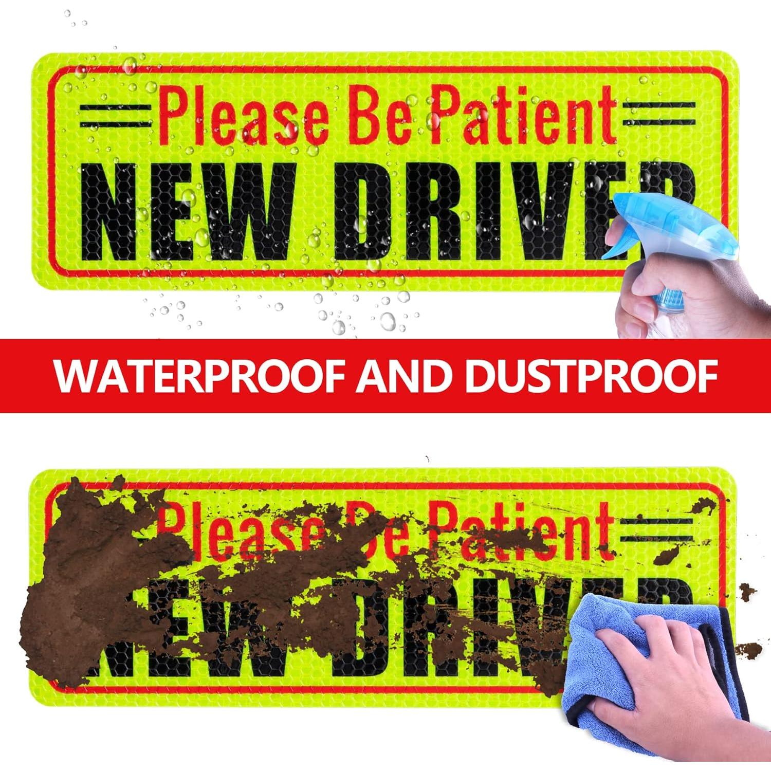 Imán Reflectivo para Nuevo Conductor SINGARO - 3 Piezas