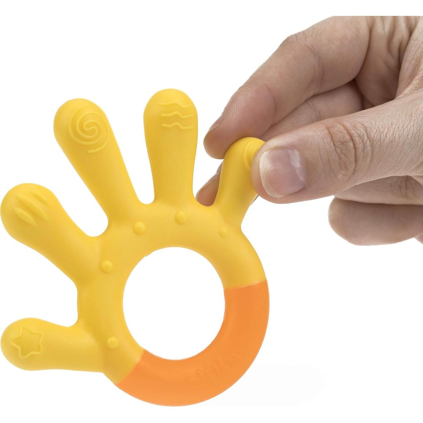 Set de Mordedores Nuby 3 Pasos Silicona 3 Unidades 3m+