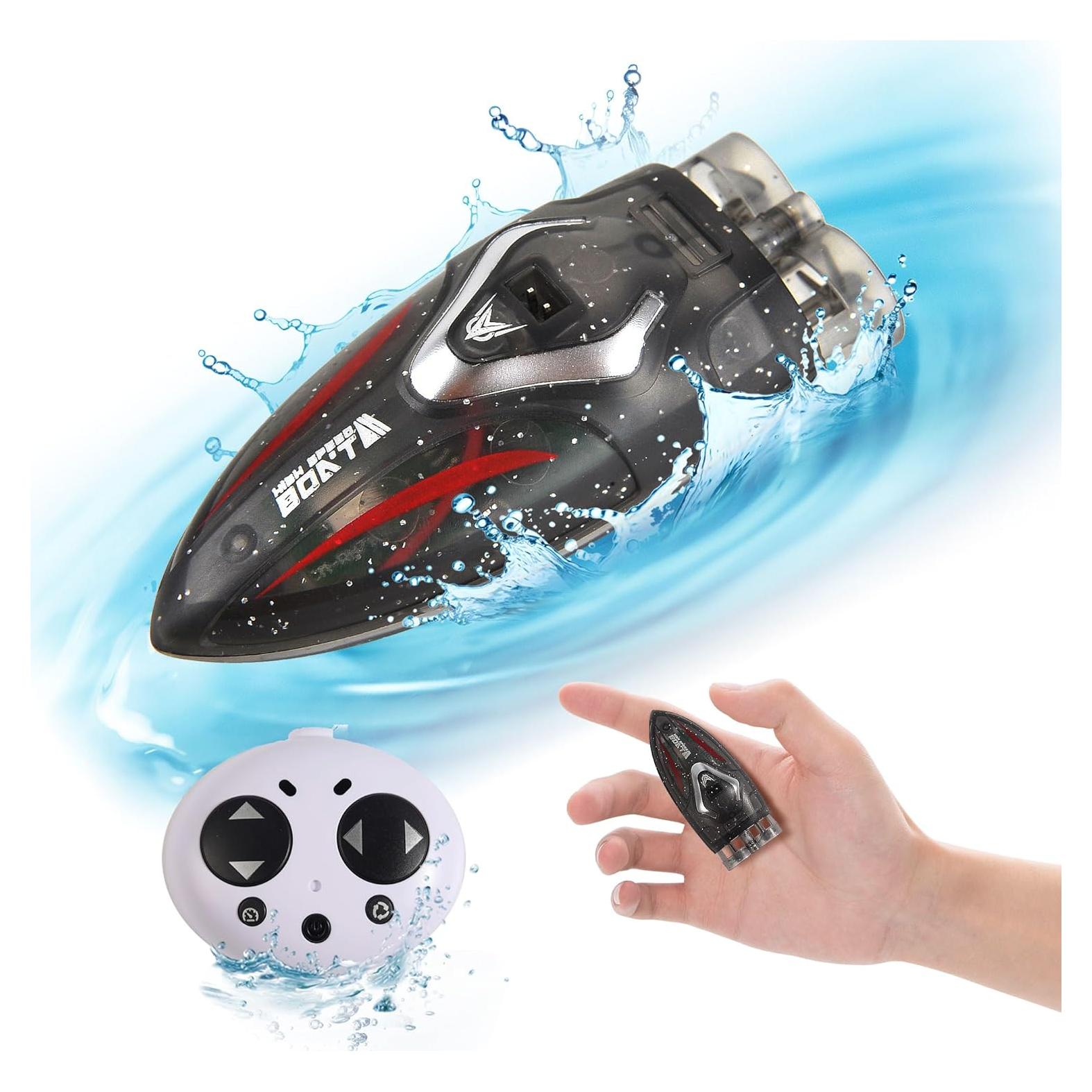 Mini Barco RC PowerTRC 360° Rotativo Batería Recargable