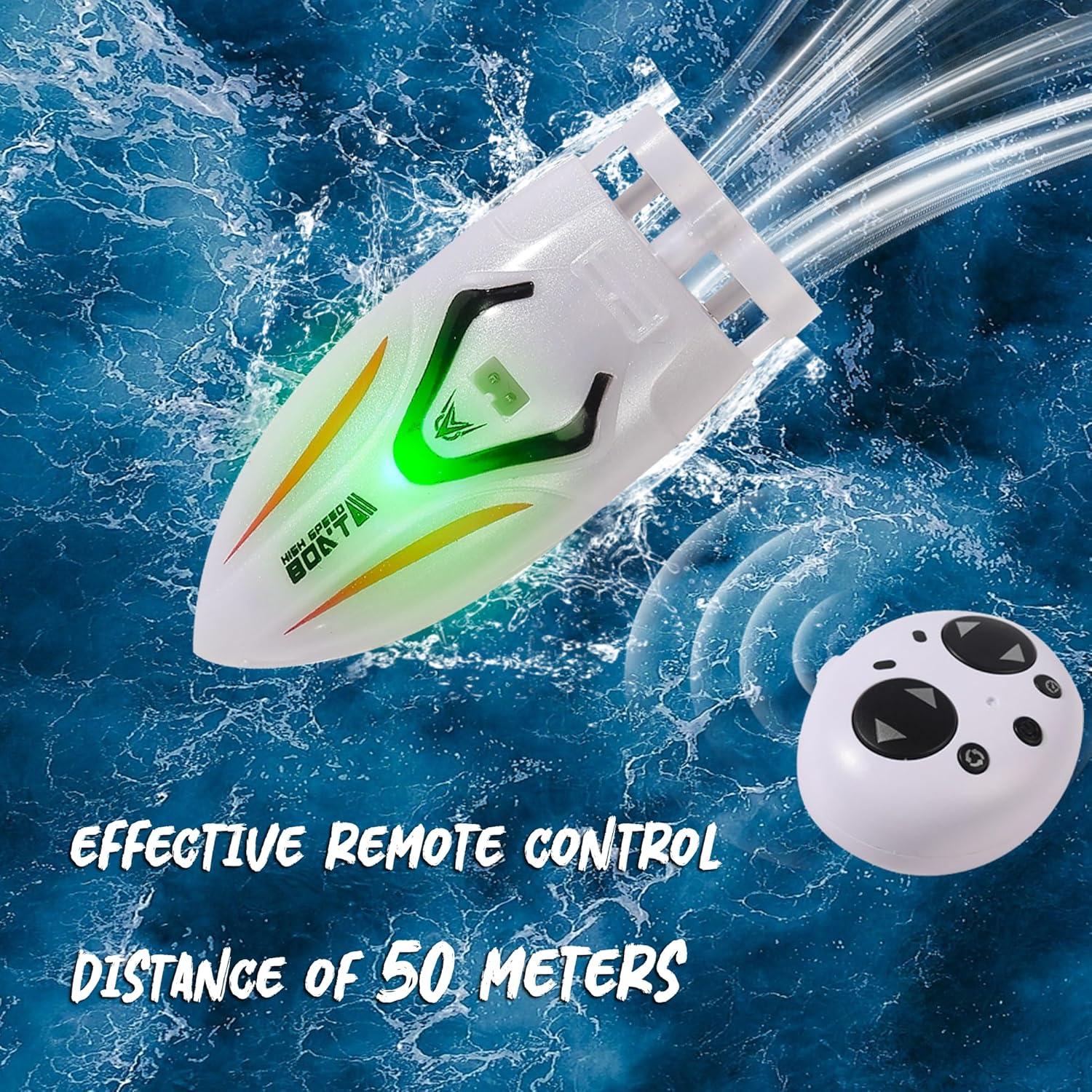 Mini Barco RC PowerTRC 360° Rotativo Batería Recargable