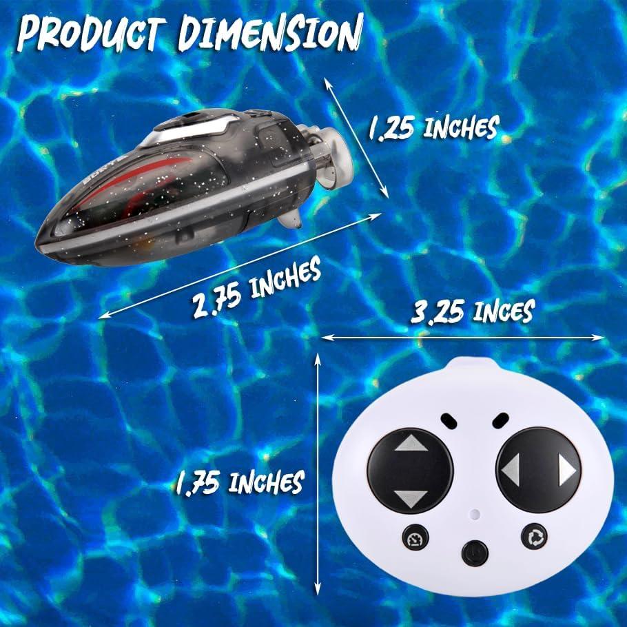 Mini Barco RC PowerTRC 360° Rotativo Batería Recargable