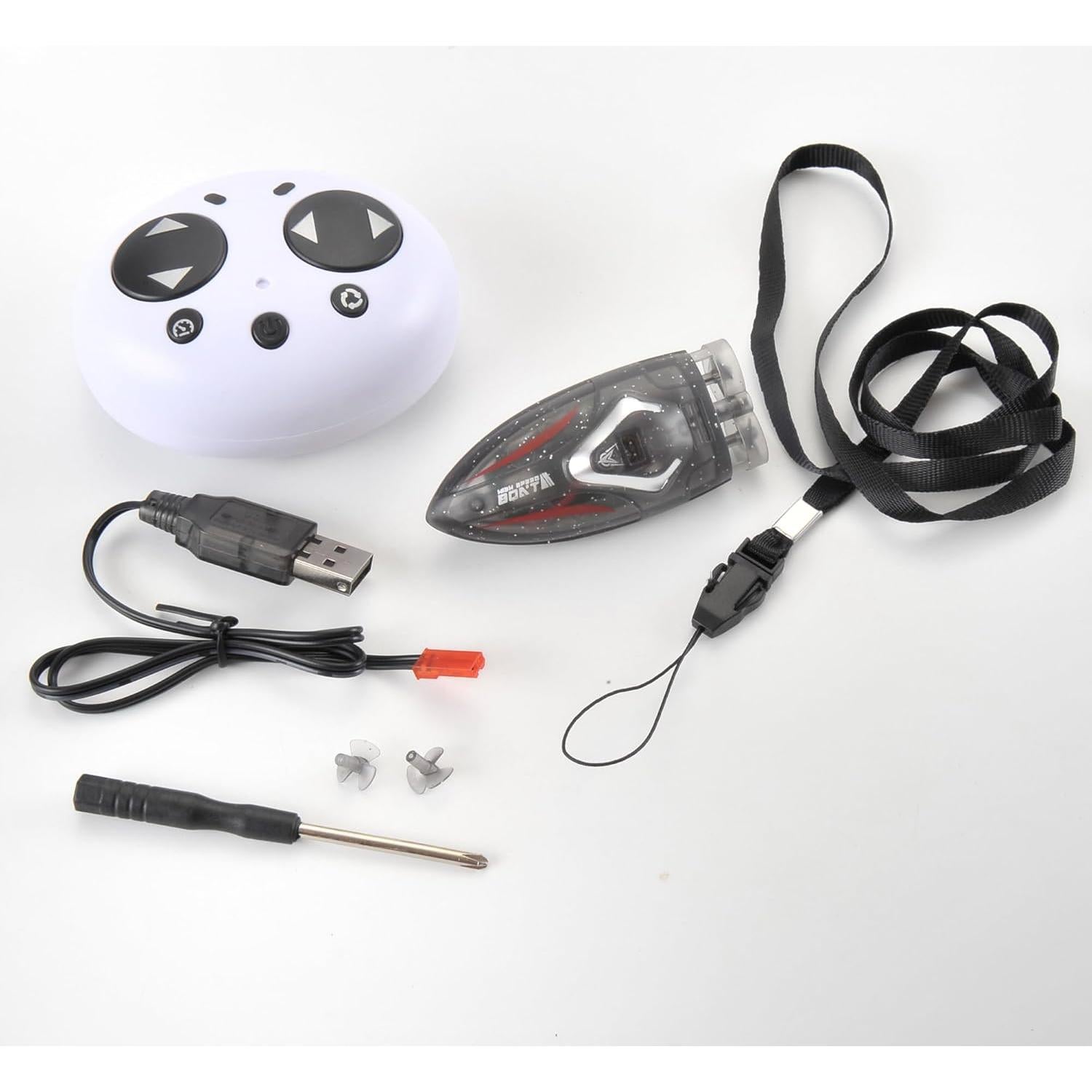 Mini Barco RC PowerTRC 360° Rotativo Batería Recargable