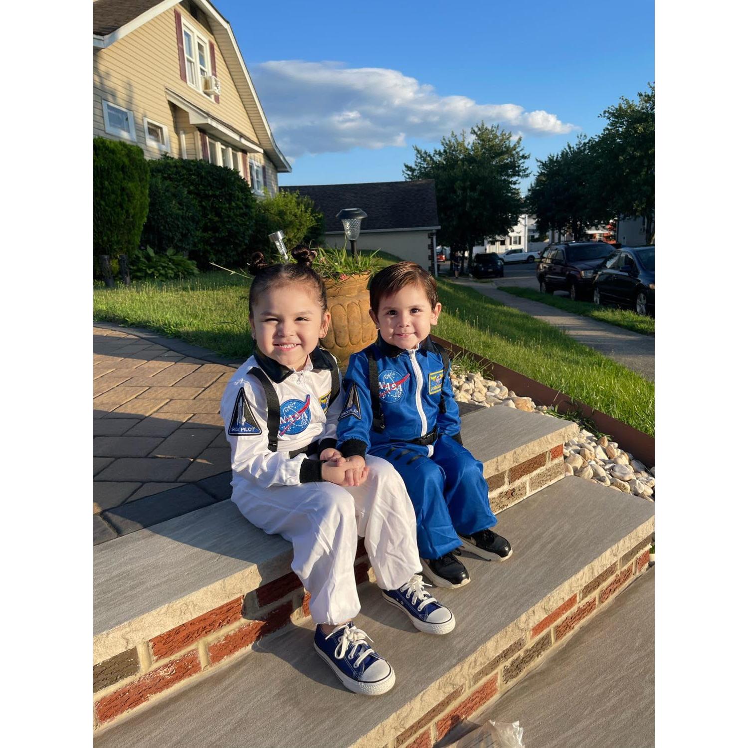 Disfraz de Astronauta para Niños Aoiviss 3T Azul NASA